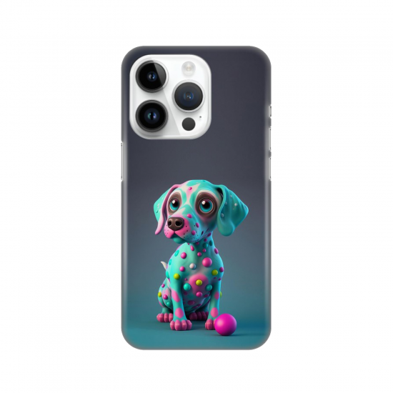 Silikonska maskica za iPhone - Šareni pas